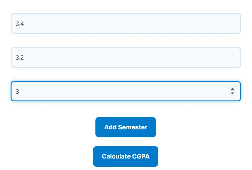 SGPA to CGPA guide