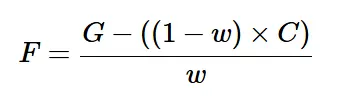 Final exam grade calculator formula